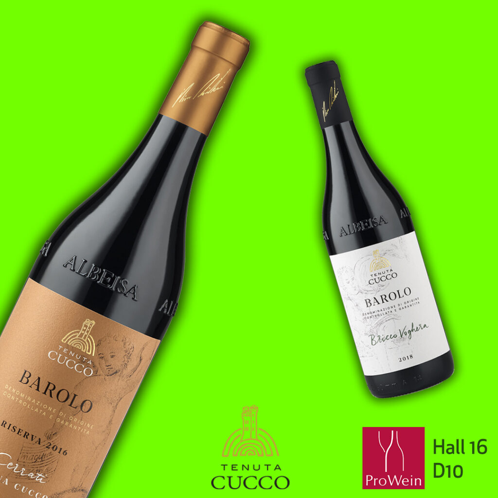 Tenuta Cucco partecipa con i suoi Barolo biologici all’edizione 2023 di ProWein.